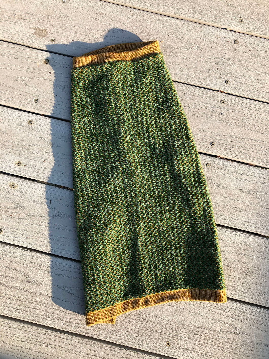 Thermal Wool Sweater in Green